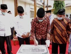Peletakan Batu Pertama Pembangunan lokasi Parkir Masjid Subulussalam Jorong Patameh Lintau Buo Berjalan Sukses