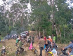 Gajah Mengamuk Masuk Pemukiman, 1 Orang Korban Luka