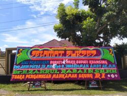 Papan Bunga Ucapan Selamat Atas Pelantikan Pasangan Andi Putra -Suhardiman Amby Kini Telah Terpampang