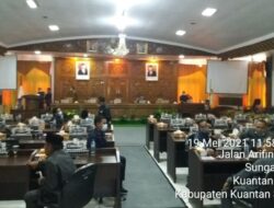 Paripurna Penyampaian Rekomendasi Akhir LKPJ Pemkab Kuantan Singingi TH 2020