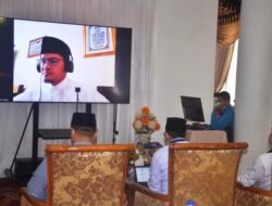 Bupati dan Wakil Bupati Tanah Datar Ikuti Halal BI Halal IKRAR Secara Virtual