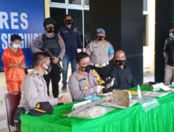 Polres Kuansing mengadakan Pers Release Tindak Pidana  Kekerasan terhadap Anak