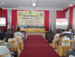 Muscam I Serikat Pekerja NISBA KSPI Kuansing di pendopo Rumah Dinas Bupati