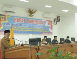 7 Laporan Keuangan Kabupaten Tanah Datar Disampaikan Bupati Tanah Datar Dalam Paripurna DPRD