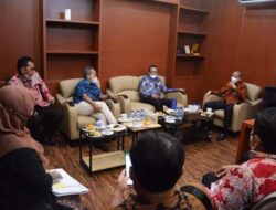 Kepala Balai Pelaksana Penyediaan Perumahan Sumatera III Menyambut Kunjungan Bupati Tanah Datar