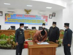 Ranperda RPJMD Kabupaten Tanah Datar 2021-2026 Akhirnya Disepakati Menjadi Perda