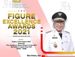 Bupati Tanah Datar Eka Putra Terima Penghargaan The FEA 2021