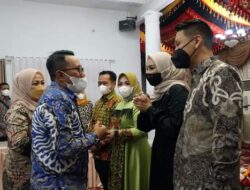 Bupati Tanah Datar Hadiri Malam Pisah Sambut Kapolres Padang Panjang