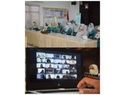 Ketua TPPKK Tanah Datar Ny. Lise Eka Putra Ikuti Webinar Kesehatan