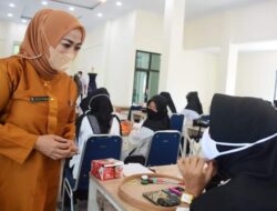 Pelatihan Sulaman Kapalo Samek Diikuti PKK se Tanah Datar