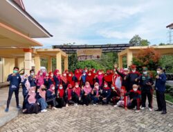 UPTD PUSKESMAS GUNUNG TOAR ADAKAN KEGIATAN GERMAS EDUKASI KESEHATAN DAN SENAM BERSAMA BAGI KLUB PROLANIS PWRI