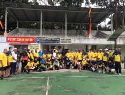 Kejari Sijunjung Bersilaturrahmi Dengan Kejari Tanah Datar Dilapangan Tenis Pamda