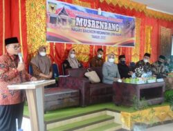 Musrembang Nagari Baringin Juga Usulkan Pengadaan Hydrant Kebakaran