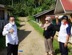Jalan Jorong Padang Laweh ke Jorong Cubadak Randah Lintau Buo Utara Ditinjau Bupati