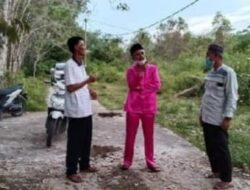Lima Kelurahan di Kuansing Riau Mendapat Jalan Semenisasi Didanai APBD Riau.