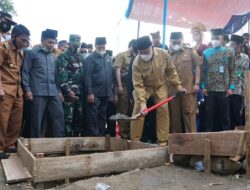 Masjid Baburrahim Kecamatan Pariangan, Peletakan Batu Pertama Dilakukan Wabup Tanah Datar