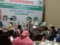 Ka Kanwil Kemenag Prov. Sumbar Buka Diseminasi Pembatalan Pemberangkan Haji 1442 Hijriyah