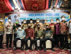Bupati Tanah Datar Hadir Secara Virtual Dari Jakarta Dalam Acara Silaturahmi Wakil Kepala Daerah se Sumatera Barat di Indojolito