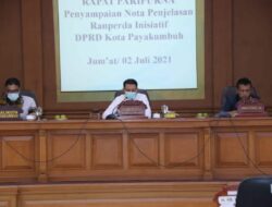 Ini Tiga Ranperda Inisiatif Yang Disampaikan DPRD Payakumbuh