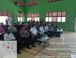 Polres Kuansing menghadiri  TOT dan Peresmian Mobile Plan Pengolahan Emas Tanpa Mercuri di Desa Logas Singingi
