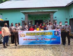 Sempena HUT SATPAM ke 41, Dilaksanakan Giat Anjangsana ke Rumah Panti Asuhan