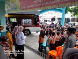 Launching Vaksinasi Merdeka Anak Usia 6 – 11 Tahun Polres Kuansing dan Pelaksanaan Vaksin