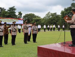 Serah Terima Dua Kasat Polres Kuansing, Terima Kasih Atas Dedikasinya dan Segera Menyesuaikan Diri di Lingkungan Baru.