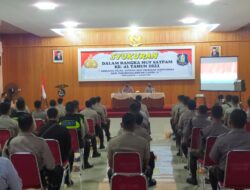 HUT Satpam ke 41, Kapolres Kuansing Beri Penghargaan Kepada Satpam Perusahaan  Berprestasi