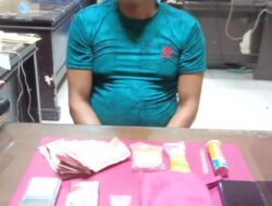 Satuan Resnarkoba Polres Kuansing Mengungkap Kasus TP Narkotika Jenis Shabu Berat Kotor 4,62 Gram