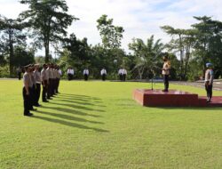 53 Personel Polres Kuansing Naik Pangkat, Kapolres Kuansing Tekankan Tanggung Jawab Dalam Menjalankan Tugas