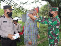 Operasi Yustisi Gabungan TNI POLRI Upaya Pencegahan Covid 19 di Kuansing