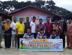 KONI Kuansing Memberikan Support Penuh Terselenggaranya Turnamen Sepak Takraw Pasar Benai
