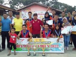 Turnamen Sepak Takraw Benai Cup Tahun 2022 Resmi Ditutup