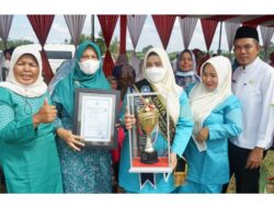 Dasawisma Mawar I Tigo Jangko Tanah Datar Juara I Diumumkan Pada Saat Pencanangan BBGRM Provinsi Sumatera Barat