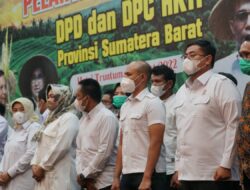 Ketua Umum DPN HKTI Lantik DPC HKTI se Sumbar Dihadiri Wabup Tanah Datar