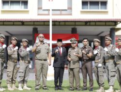 Wawako Solok Ikut Menghadiri Upacara HUT Satpol PP ke 72