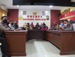 Kapolres Kuansing : Ciptakan Kondusifitas dan Aman Covid 19