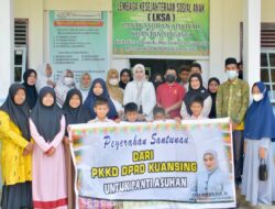PKKD DPRD Kuansing Kembali Berbagi Santunan ke Panti Asuhan