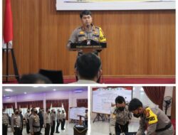 Deklarasi Pencanangan Zona Integritas Polres Kuansing Menuju WBK/WBBM Polres Kuansing Th 2022.