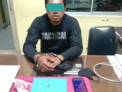 SatRes Narkoba Polres Kuansing Amankan AP Pelaku TP Narkotika Jenis Shabu di Desa Beringin Taluk Kuansing