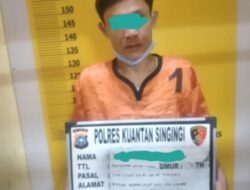 SatRes Narkoba Polres Kuansing Bekuk Pelaku Pengedar Narkoba Saat Dalam Kamar Wisma di Kuansing