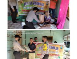 Kapolsek Kuantan Mudik Adakan Kegiatan Jumat Barokah Bersedekah Sembako Kepada Masyarakat Kurang Mampu