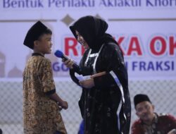 Wajah Ceria Anak Yatim Saat Disantuni Anggota DPR RI Rezka Oktoberia