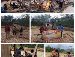 Kapolres Kuansing Pimpin Langsung Pelaksanaan Razia Penertiban PETI  di 2 Kecamatan Kabupaten Kuansing