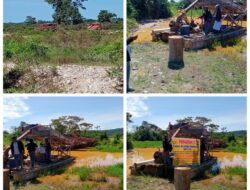 Kembali, Polsek Singingi Tertibkan Aktifitas PETI di Kelurahan Muara Lembu Kecamatan Singingi