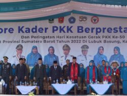 Dorong Peran Keluarga, Bupati Safaruddin Bersama Ketua TP PKK Hadiri Jambore PKK Lubuk Basung