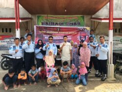 Kepala Lapas Teluk Kuantan Beserta Jajarannya Melakukan Touring ke Desa Beringin Teluk Kuantan Bakti Sosial