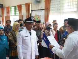 Jonnaidi DT. Majo Basa Sebagai Wali Nagari Antar Waktu Jaho Dilantik Bupati Tanah Datar