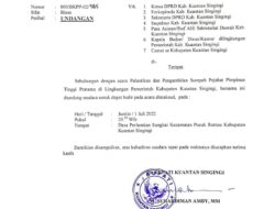 Pelantikan dan Pengambilan Sumpah Pimpinan Tinggi Pratama Dilingkungan Pemkab Kuansing di Desa Perhentian Sungkai