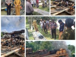 Kapolsek dan Camat Respon Cepat Laporan, Lakukan Penindakan PETI Di Sungai Batang Kuantan Desa Tanjung Simandolak Benai Kuansing
